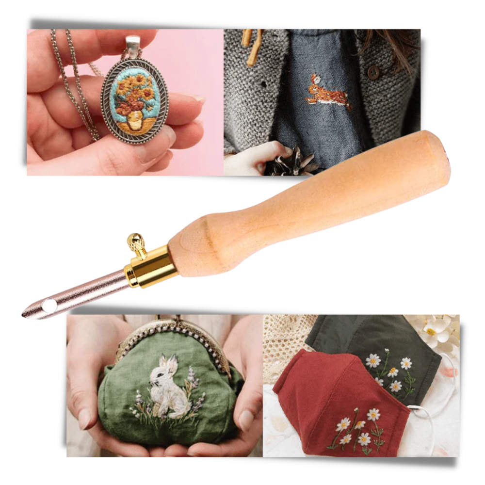 Adjustable Punch Needle Embroidery Tool