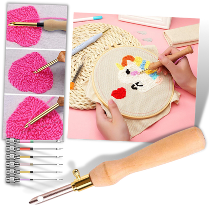Adjustable Punch Needle Embroidery Tool