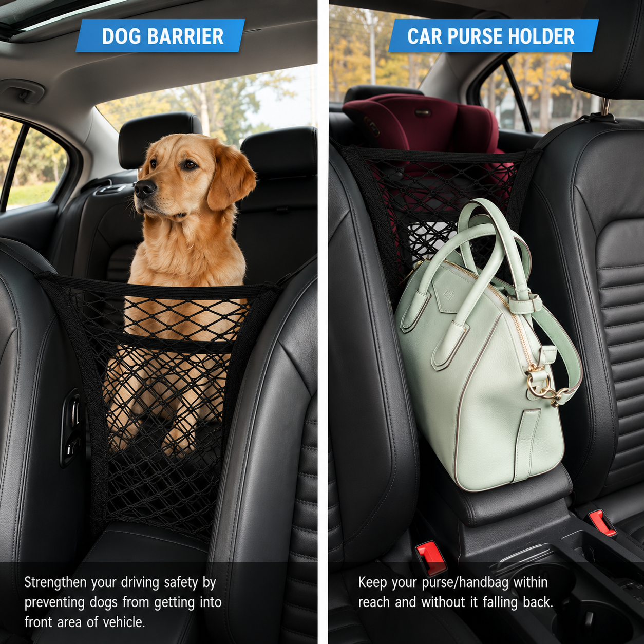 Car Storage Mesh Organizer
