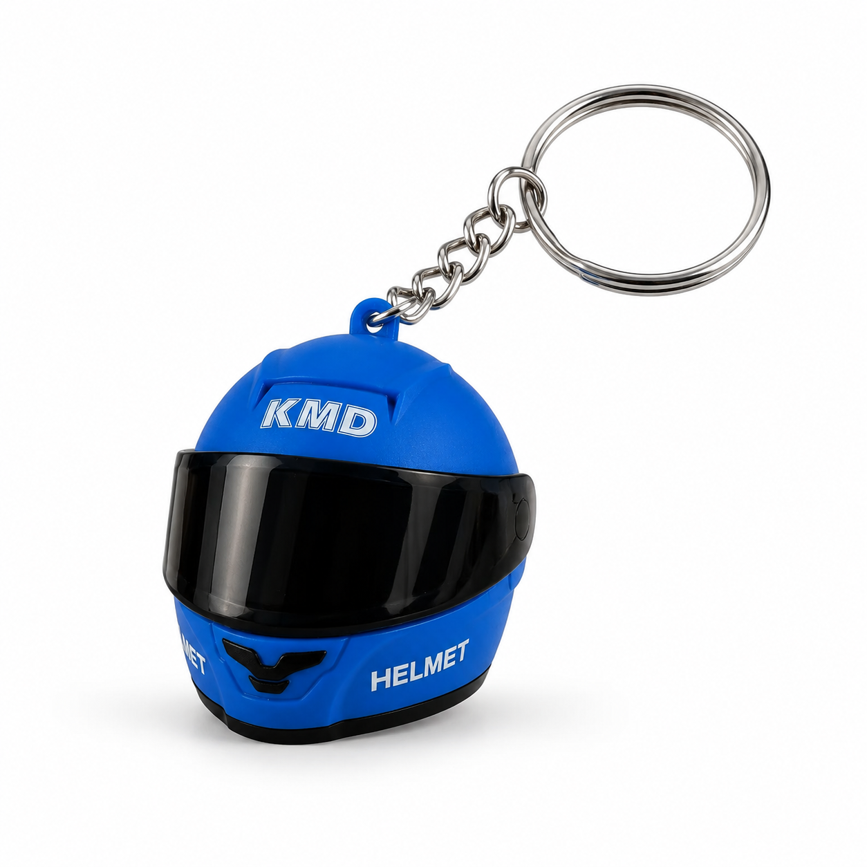 3D Helmet Keychain with built in LED Lighting