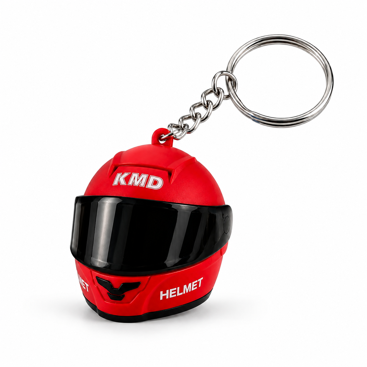 3D Helmet Keychain with built in LED Lighting