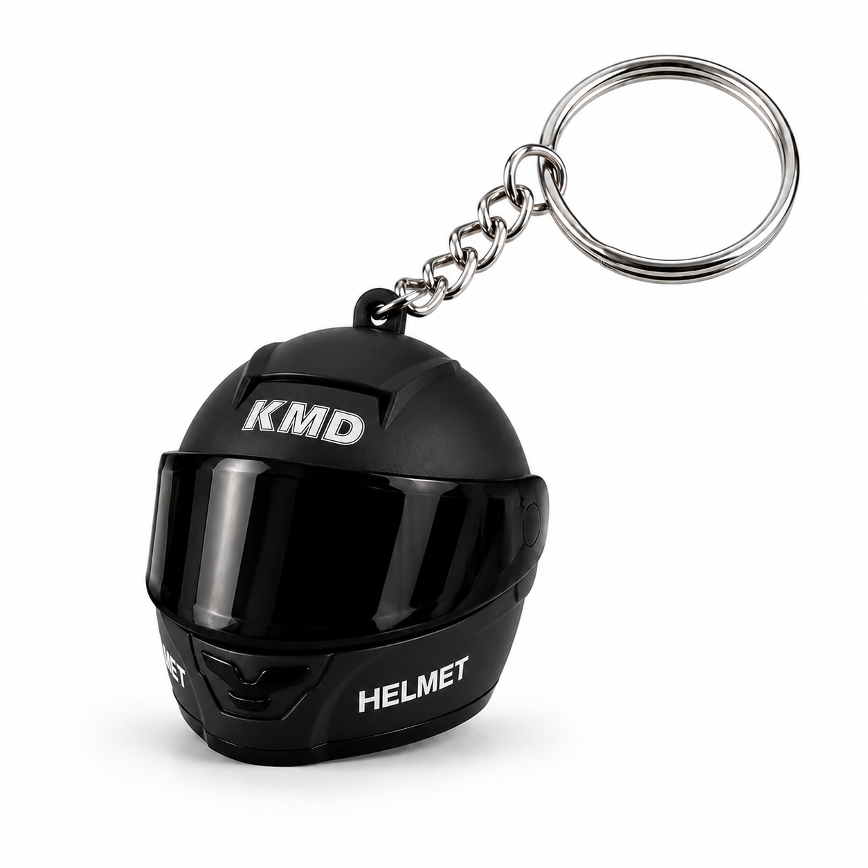 3D Helmet Keychain with built in LED Lighting
