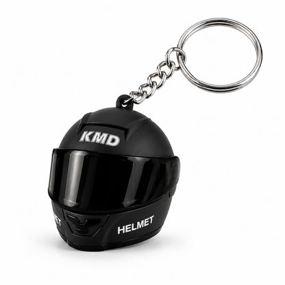 3D Helmet Keychain with built in LED Lighting