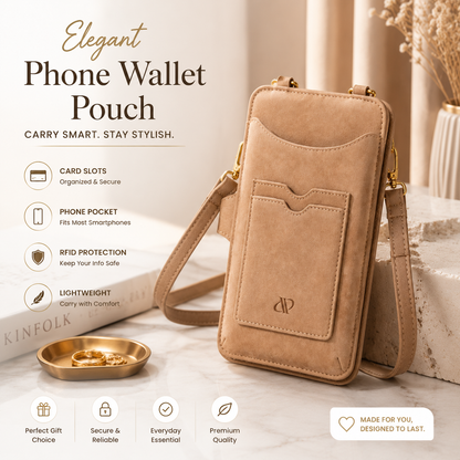 Elegant Phone Wallet Pouch
