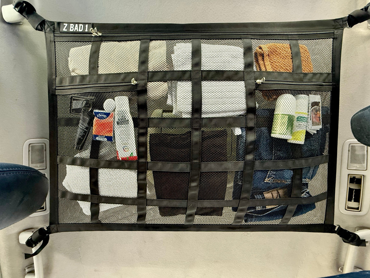 Multifuctional Car Roof Organizer Net