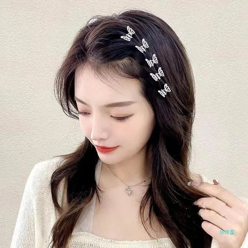 Vintage Sliver Butterfly Clip