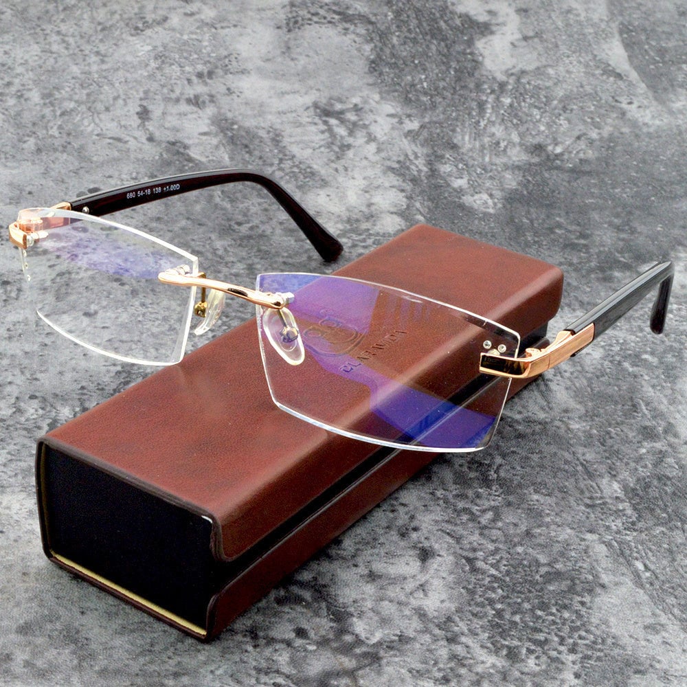 New Sapphire High Hardness Anti-Blue Progressive Far and Near Dual-Use Reading Glasses
